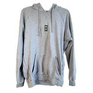 ADIDAS Real Salt Lake MLS Heathered Grey Hoodie - Men’s Medium